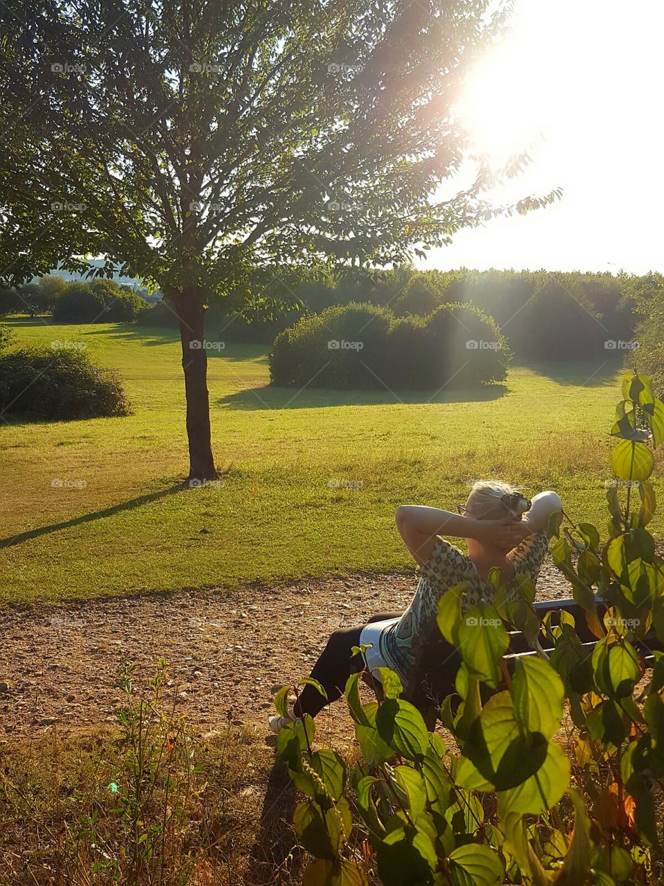 Den Herbst Tag genießen