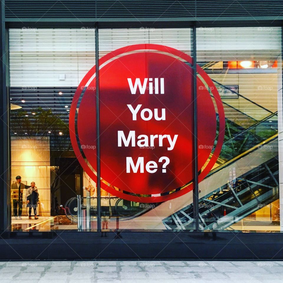 I am still waiting. Whoever this sign is for let there not be another sign down the road that says Will You Divorce Me?