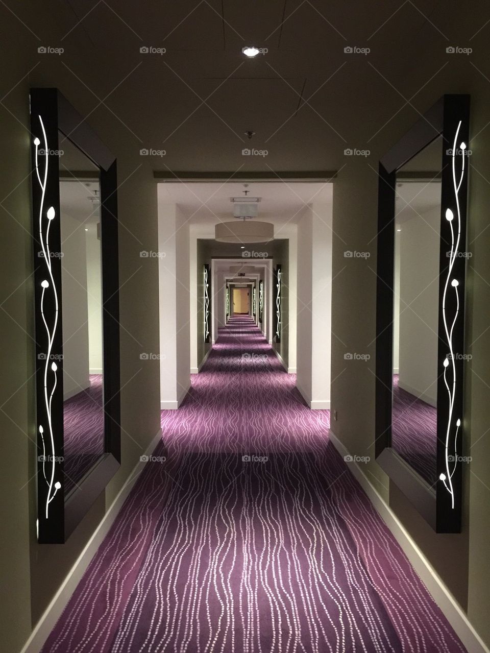 Hallway in hotel