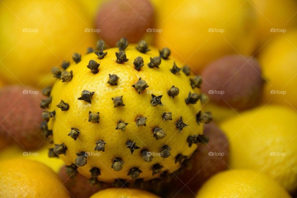 Orange decorations