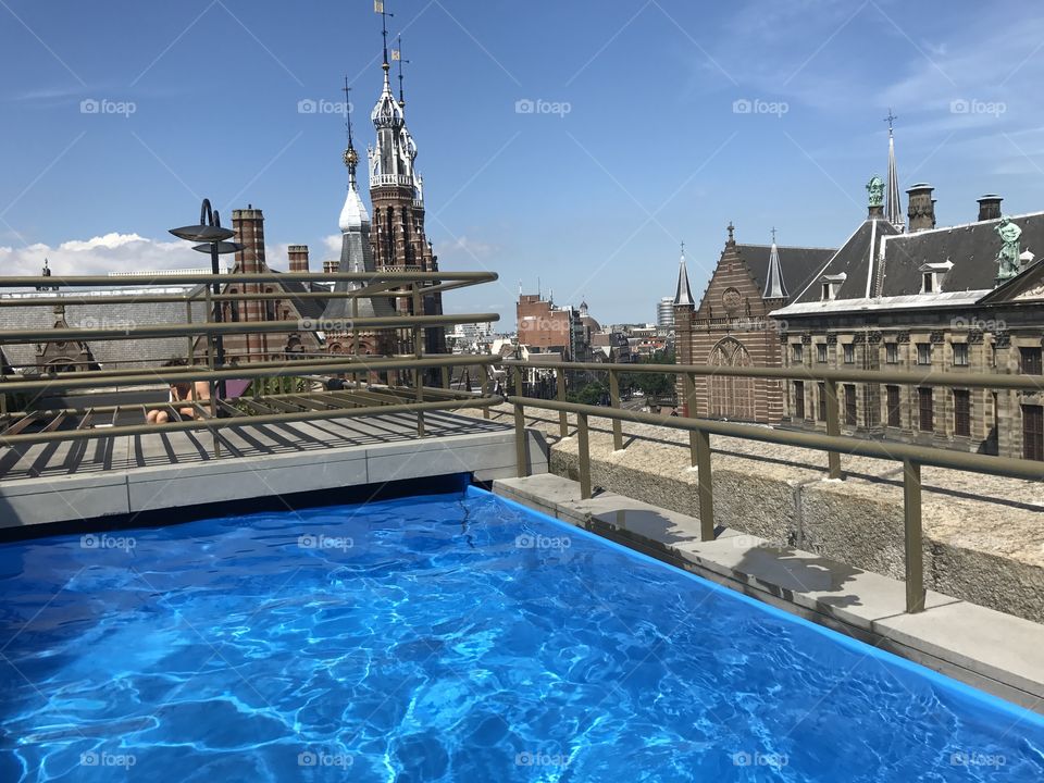 Rooftop pool