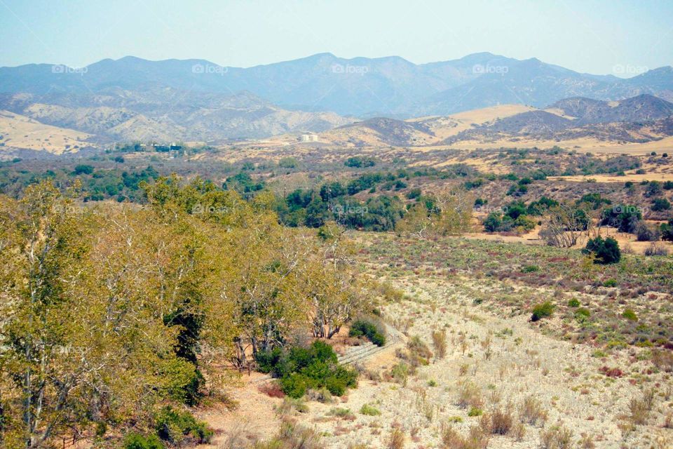view of Santa Ana Mountain from Bell Canyon
