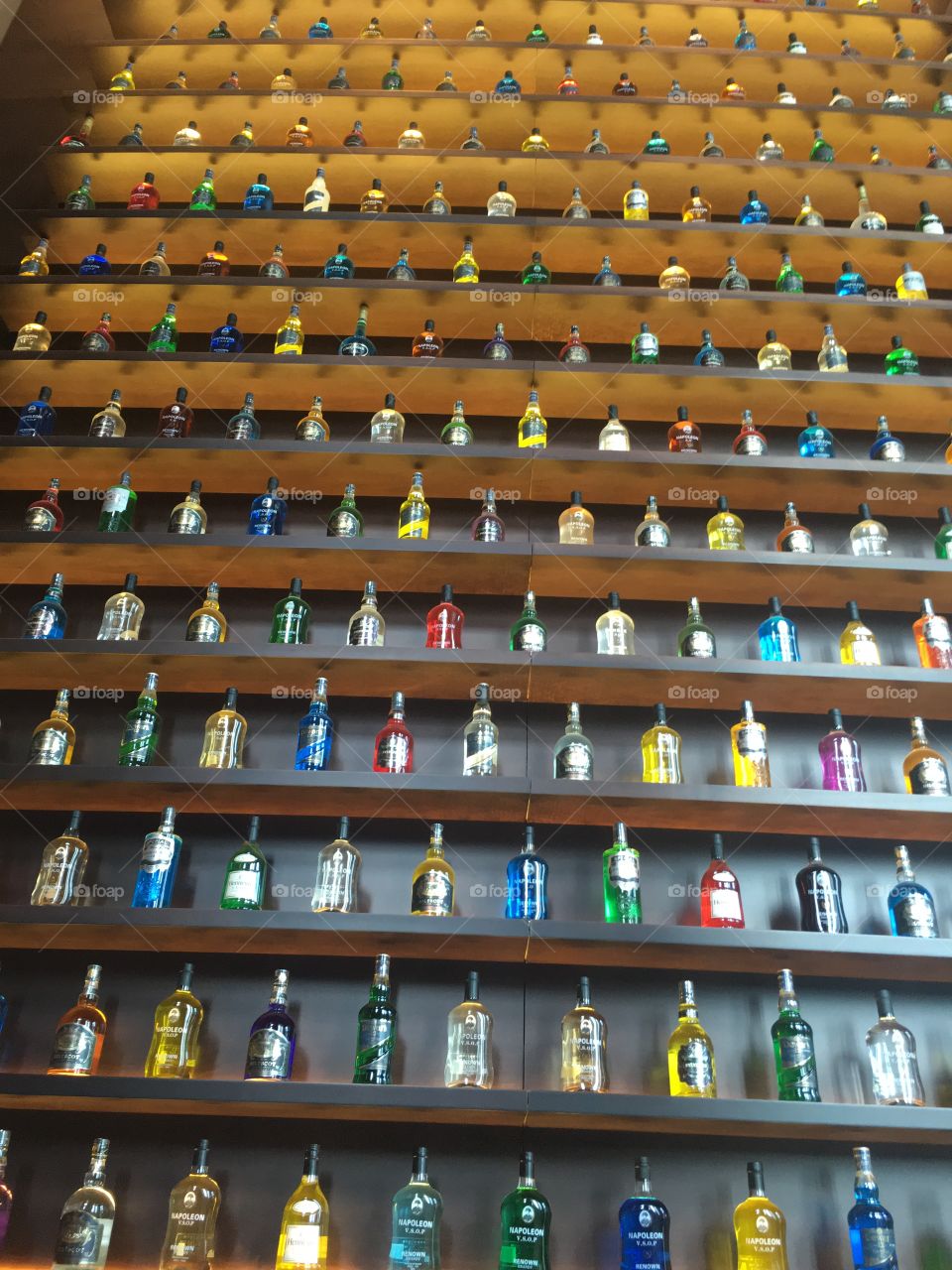 Rows of bottles