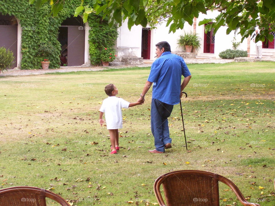 with grandpa