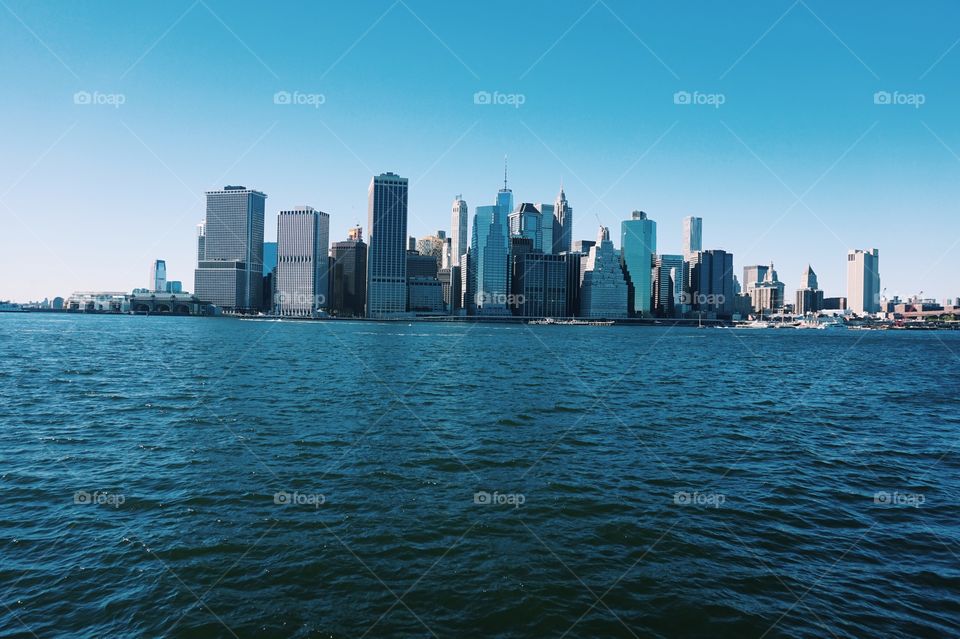 Manhattan skyline 