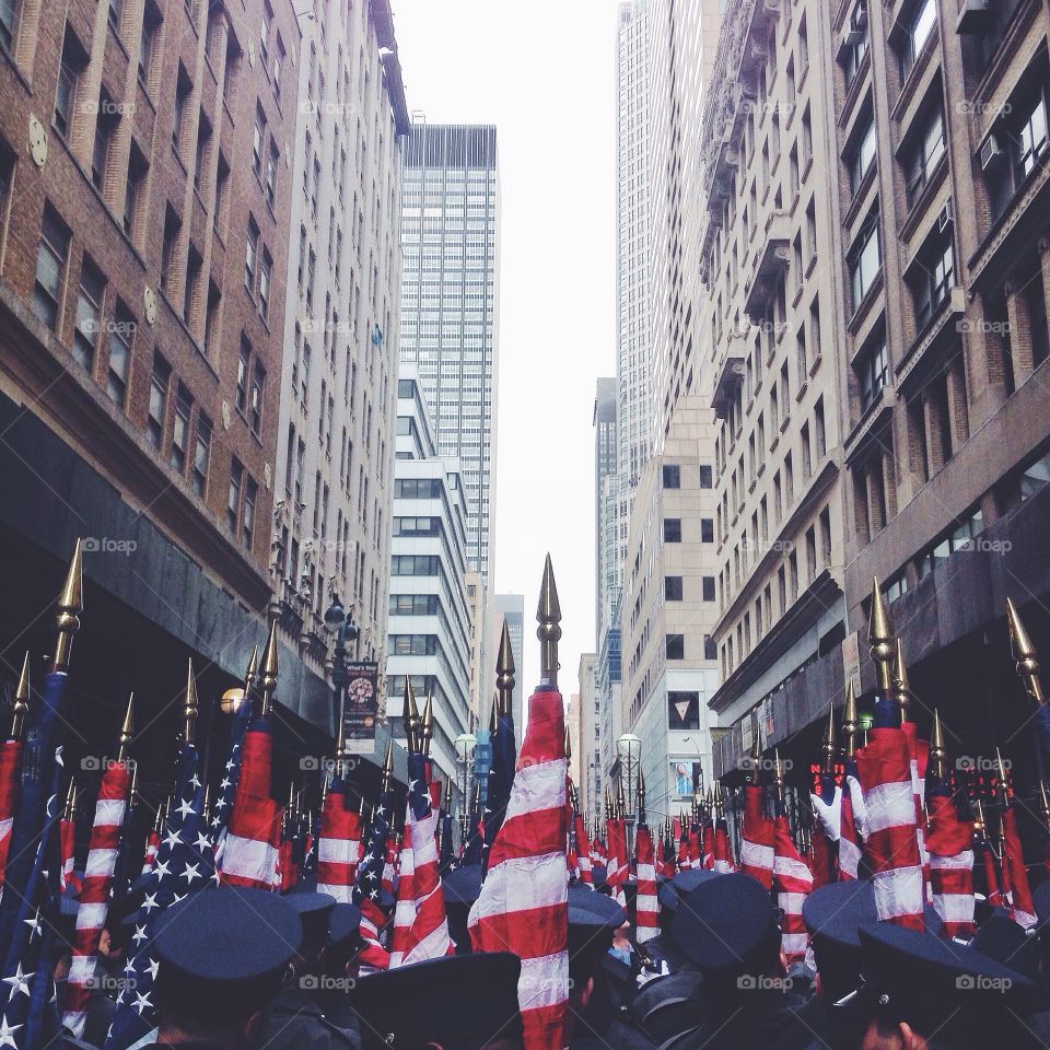 St Patrick's parade in New York City