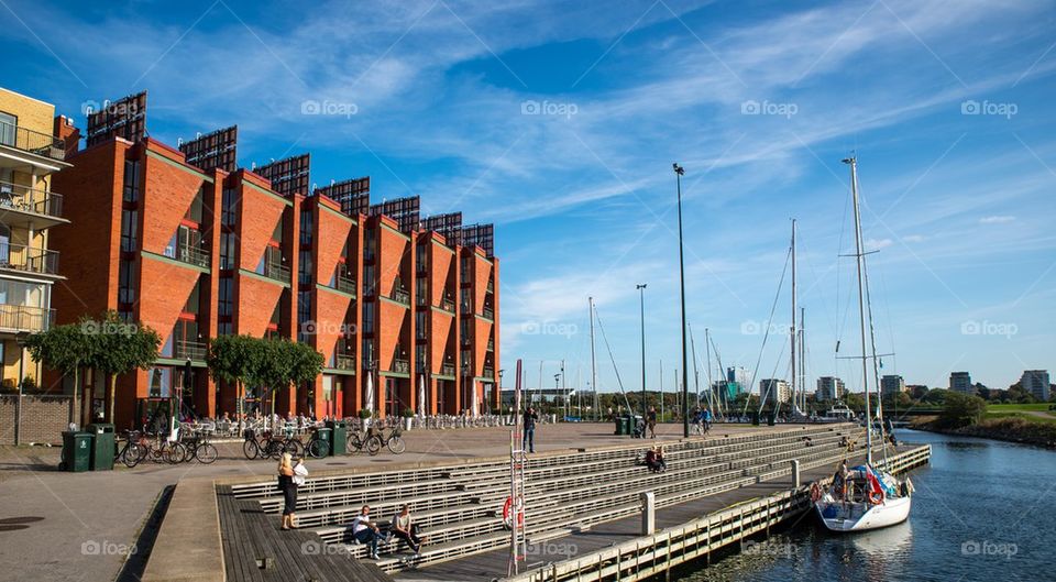 Modern building in Malmo