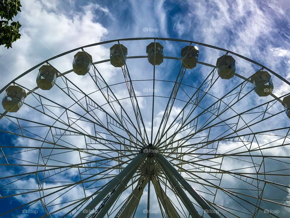 Large sight seeing wheel in Stratford 
