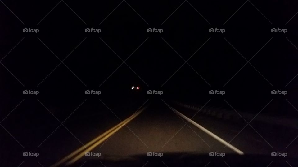 Illuminated Road
