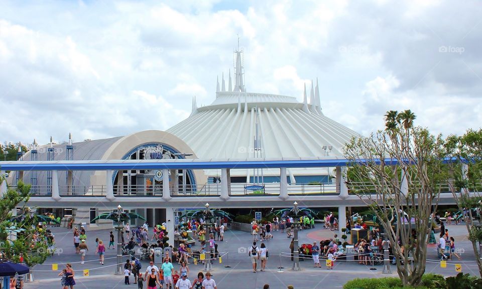 Space mountain. The infamous space mountain at Disney world 