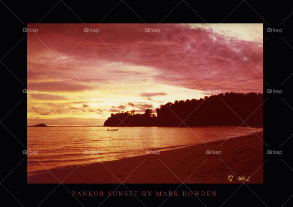pankor island malaysia sunset fisherman malaysia by markhowden