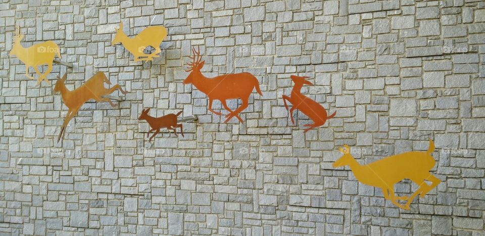 Wall of Deer