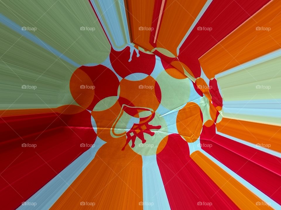 multi colored design