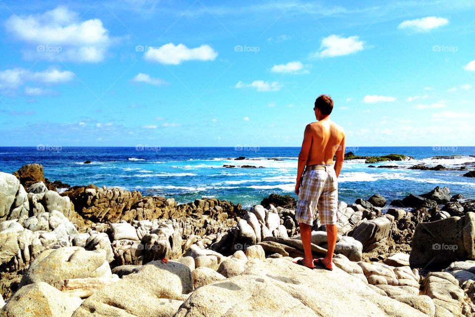 beach sky blue summer by andrele