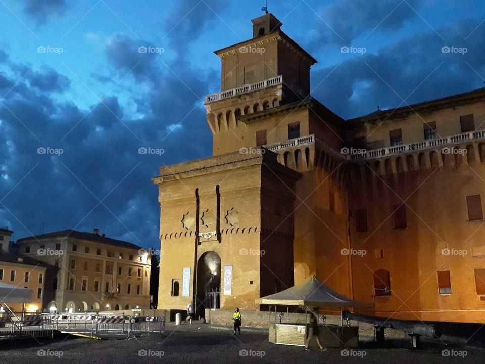 Ferrara city castle