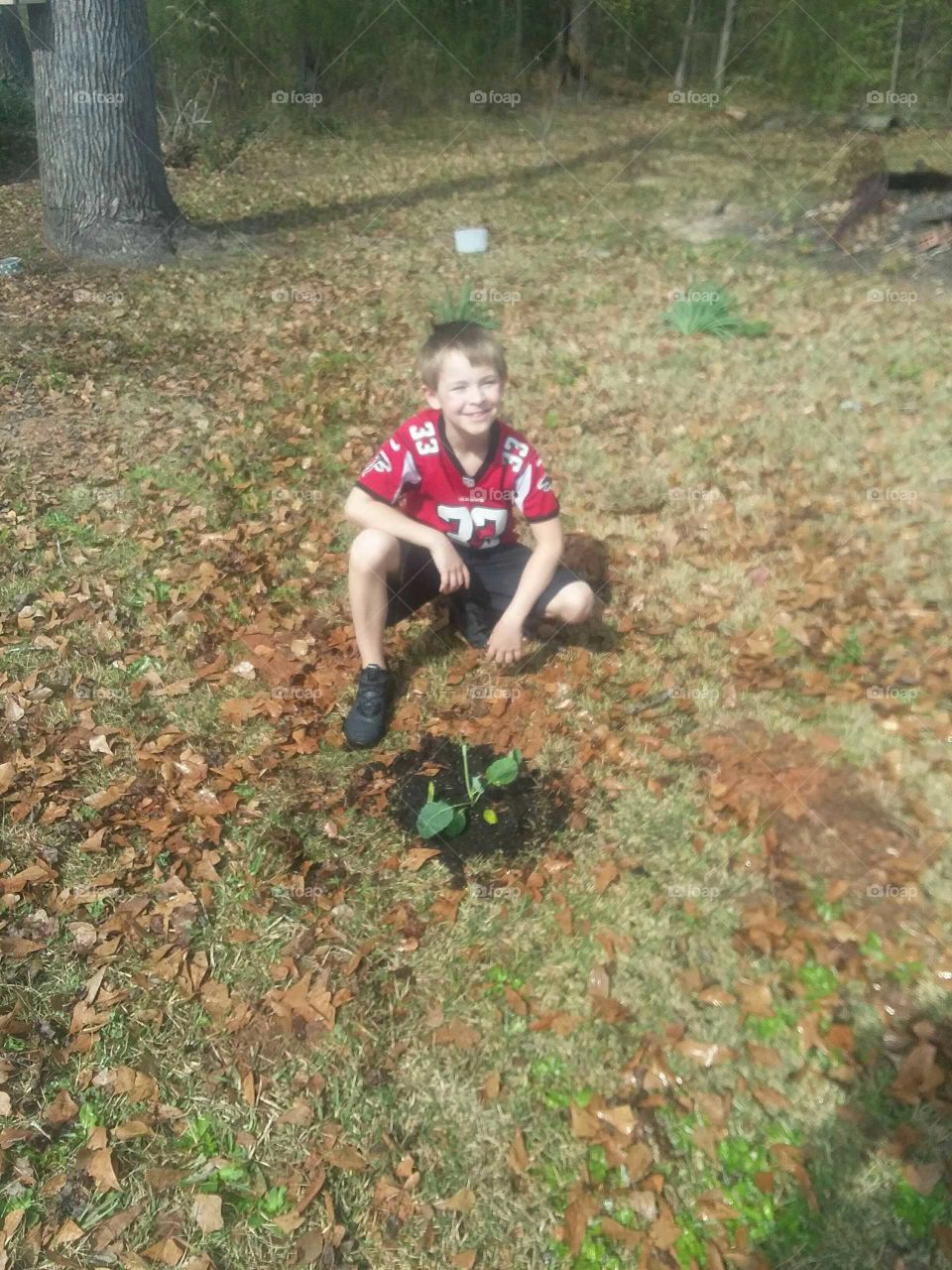 Growing plants and love one seed at a time.