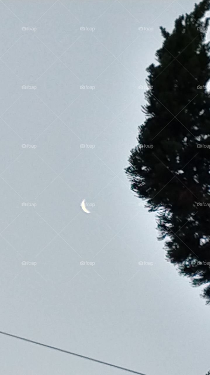 Lua, Céu , Entardecer.