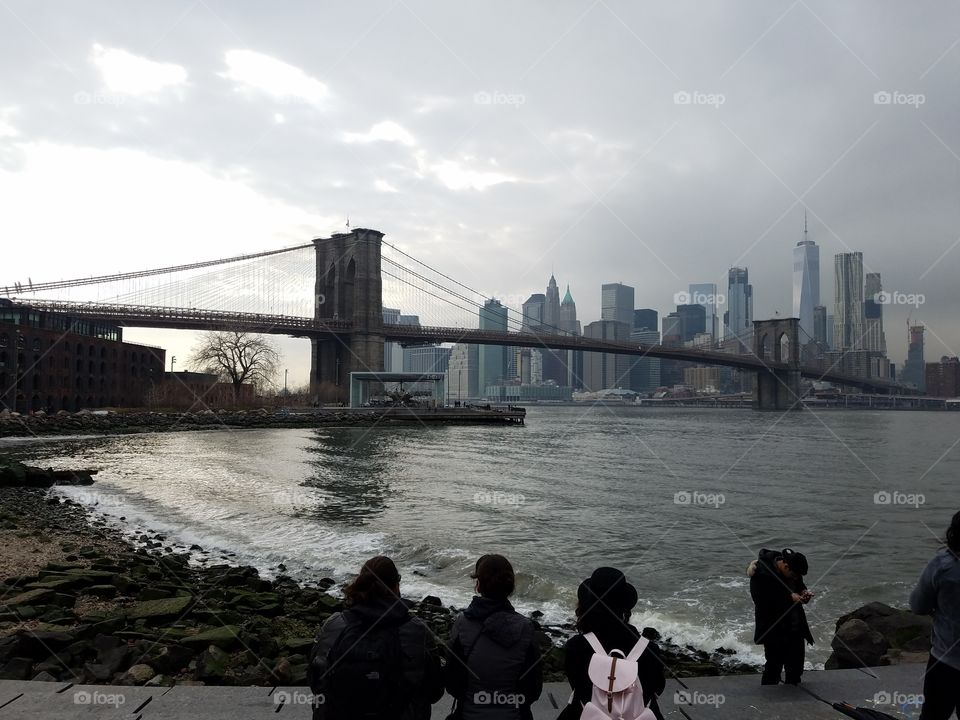 Brooklyn Bridge in March