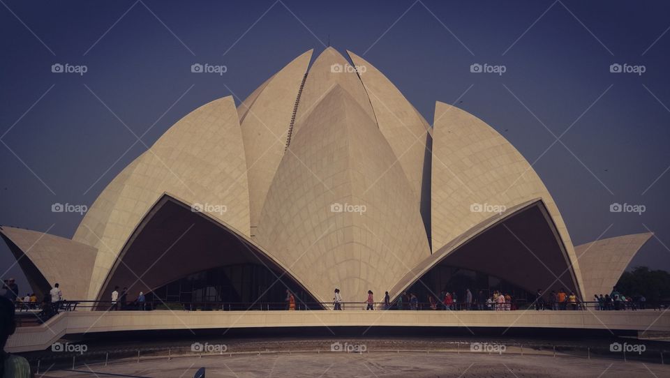 lotus temple, delhi, india