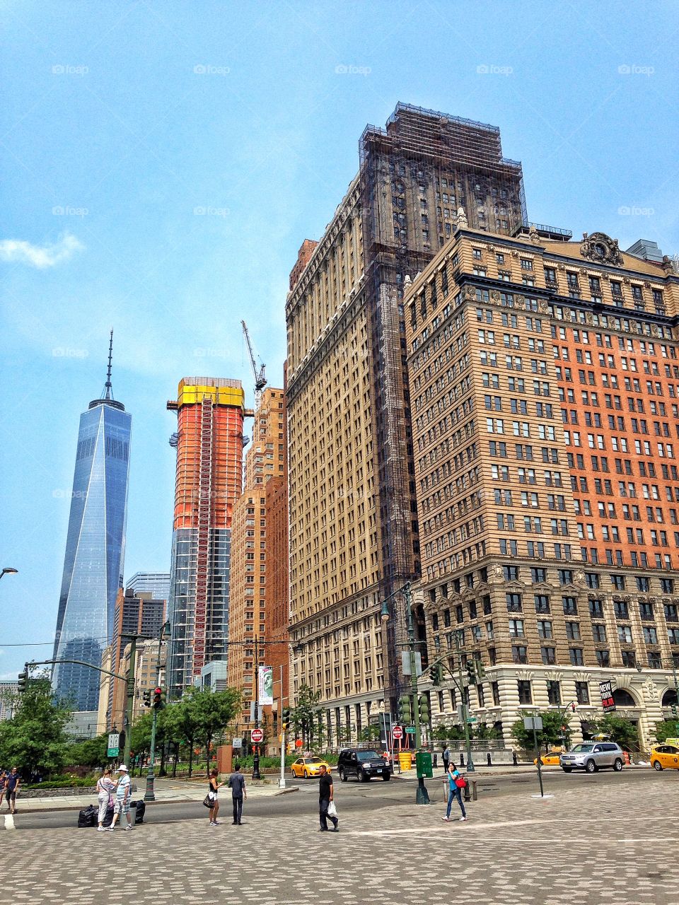 Battery Park. The view from Battery Park