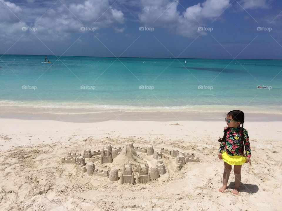 Sandcastle in paradise 
