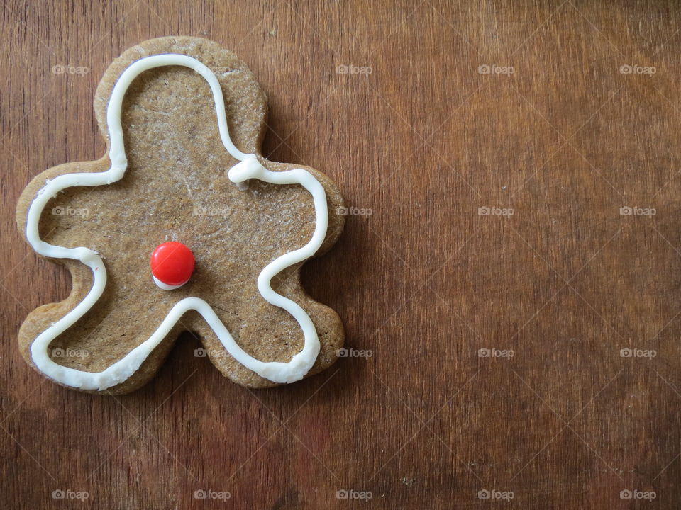 Gingerbread background for Christmas or the holidays.