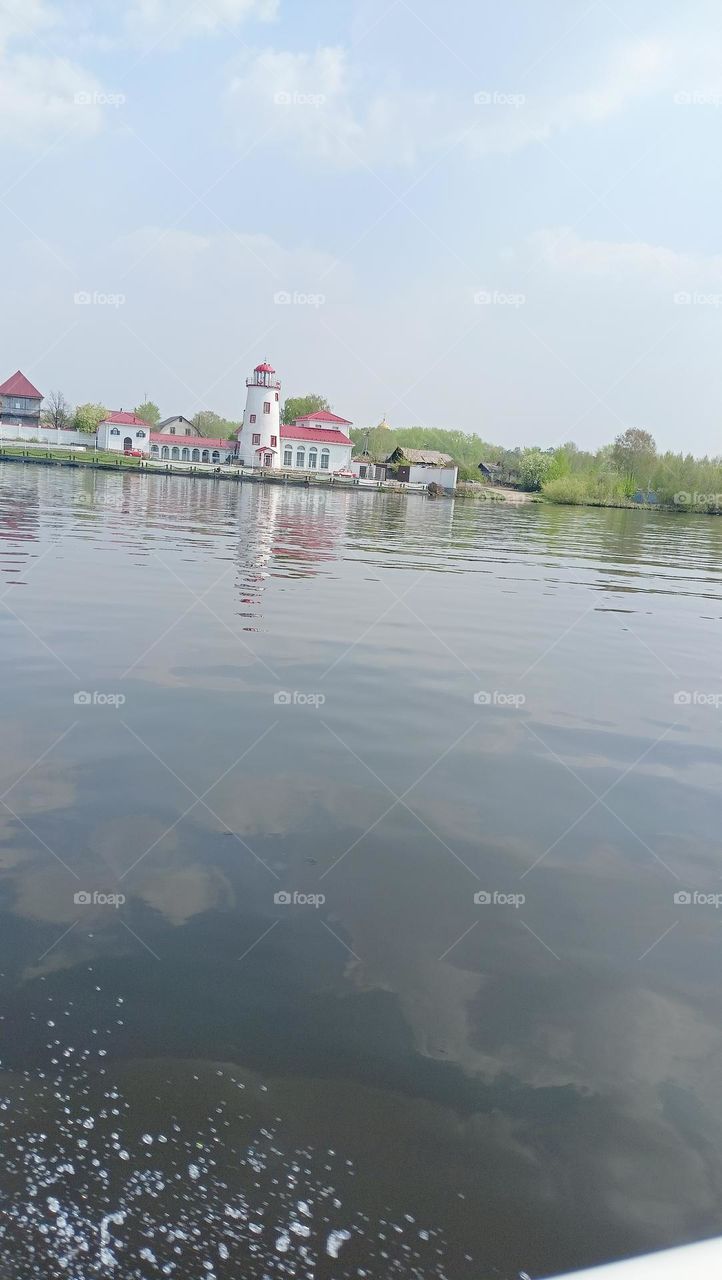 City pond, water, city, cityscape, boat trip, May, view of the city from the pond, shore, water in the city