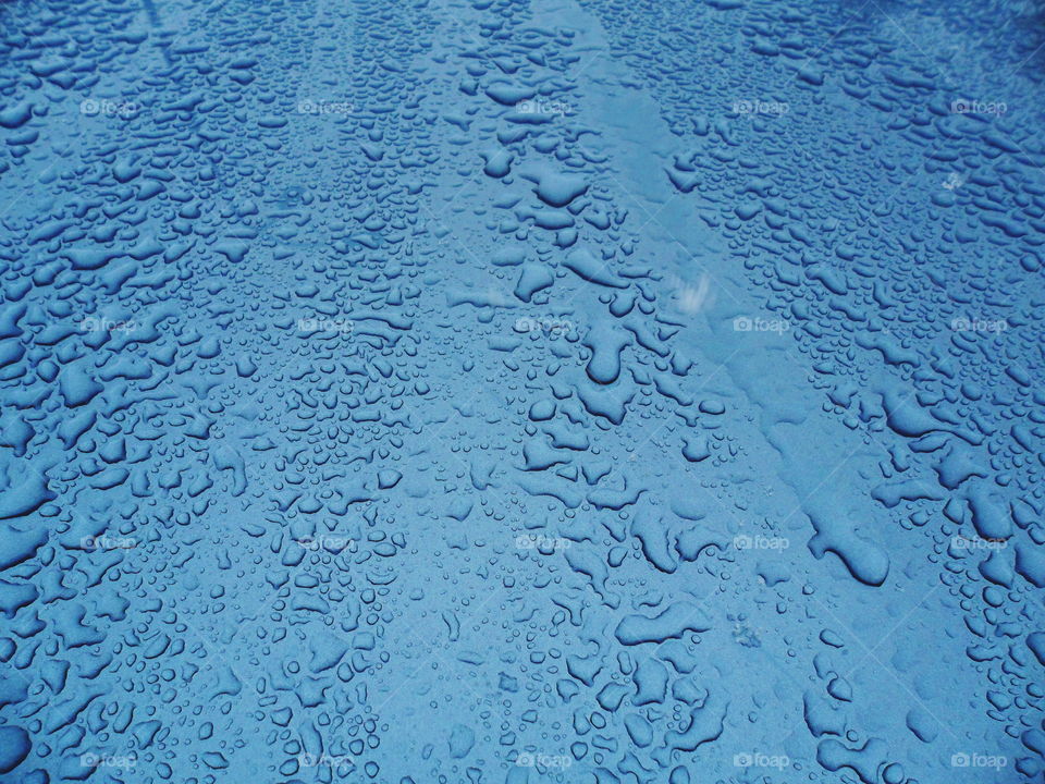 Close-up of wet glass