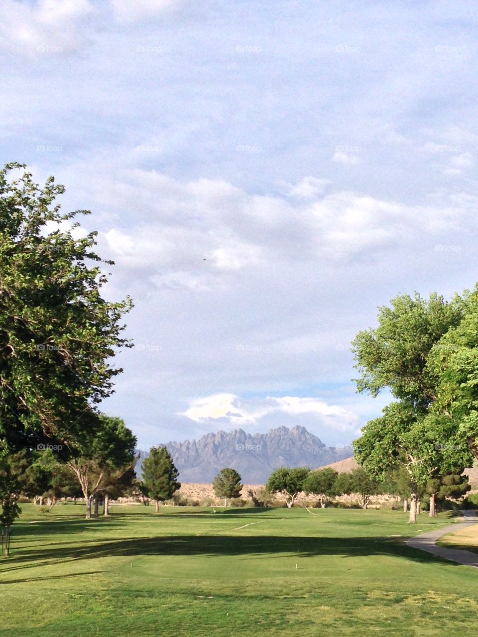 View of the Organ Mountains in Las Cruces, NM.