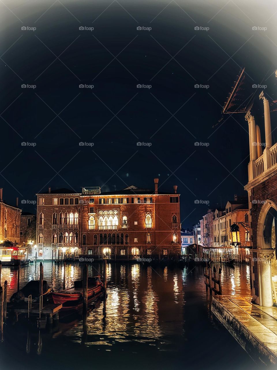 Evening lights Venice