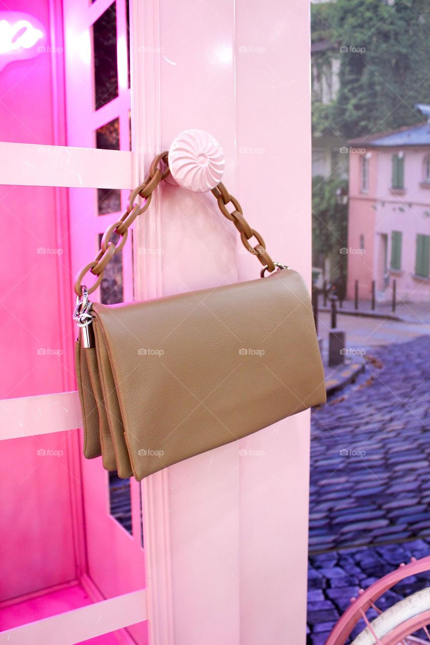 Barbie forgot her bag!