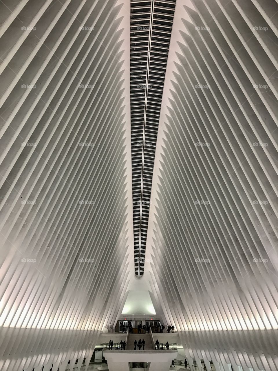 The inside of oculus in manhattan, New York