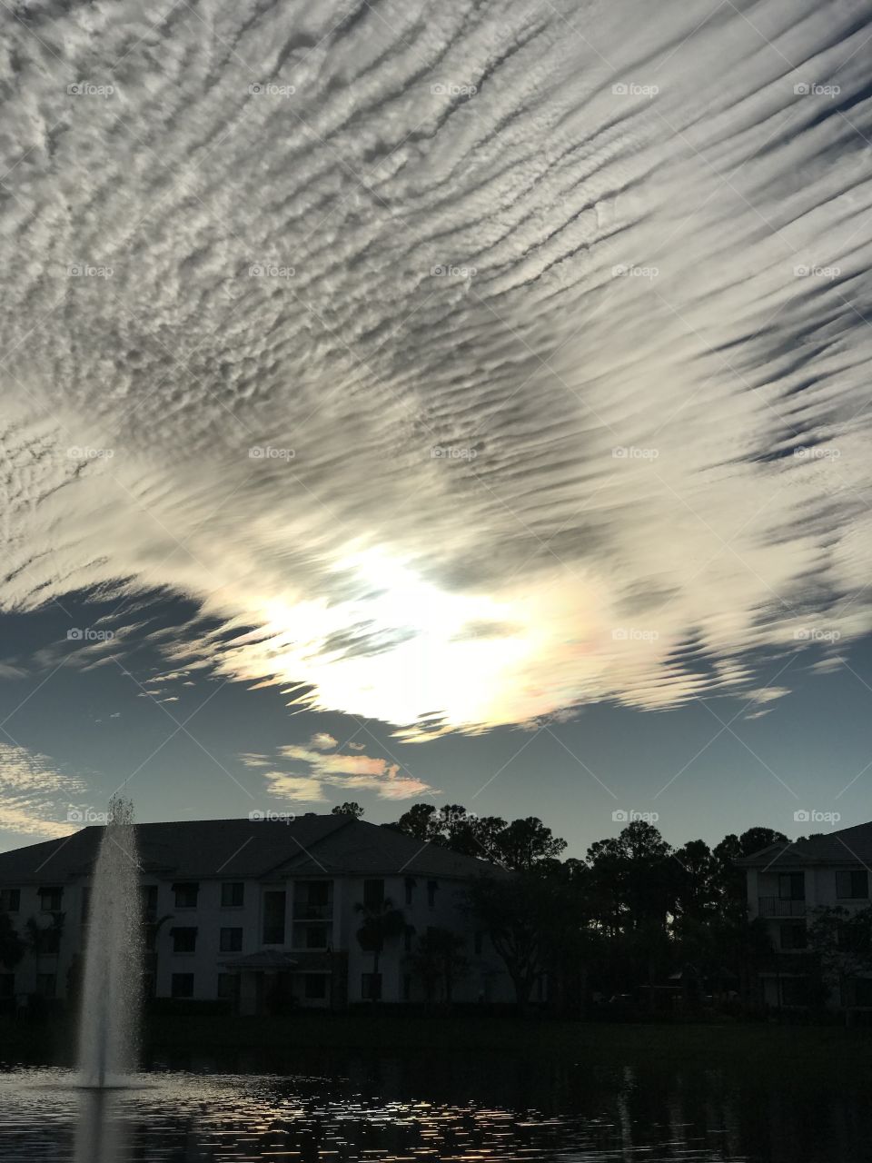 Florida winter sky