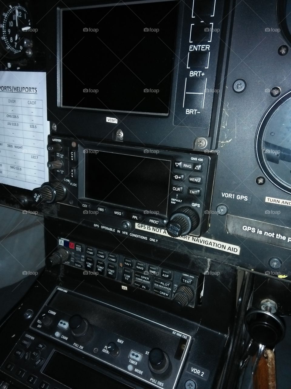 cabin of helicopter