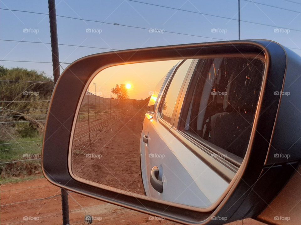 Sunset in the South African bushveld.
