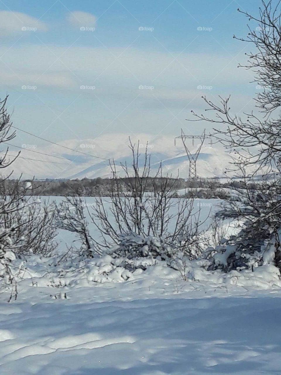 winter mountains