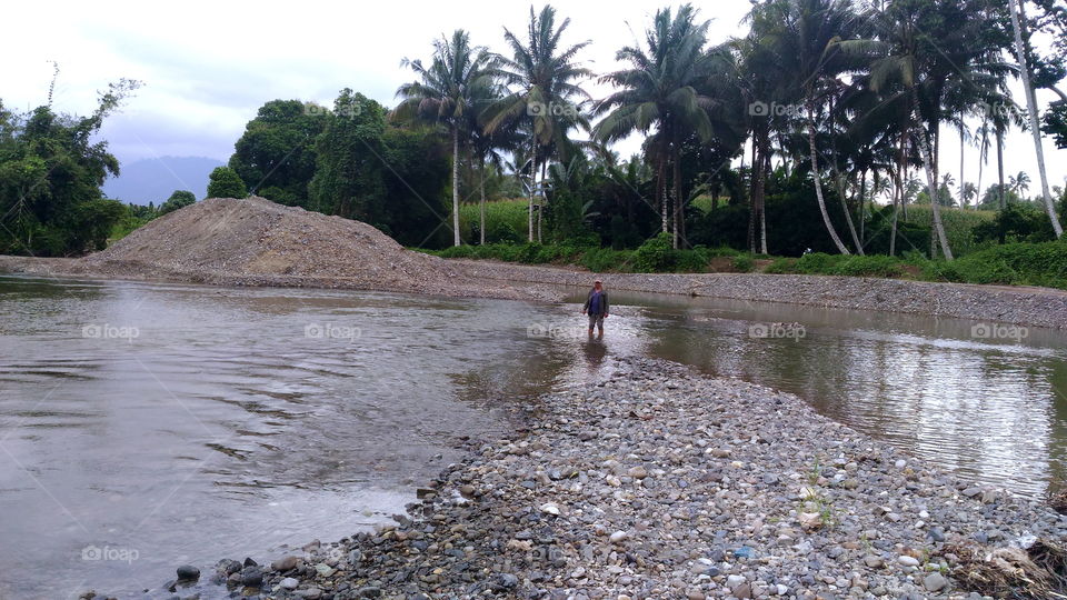 I was at my job site