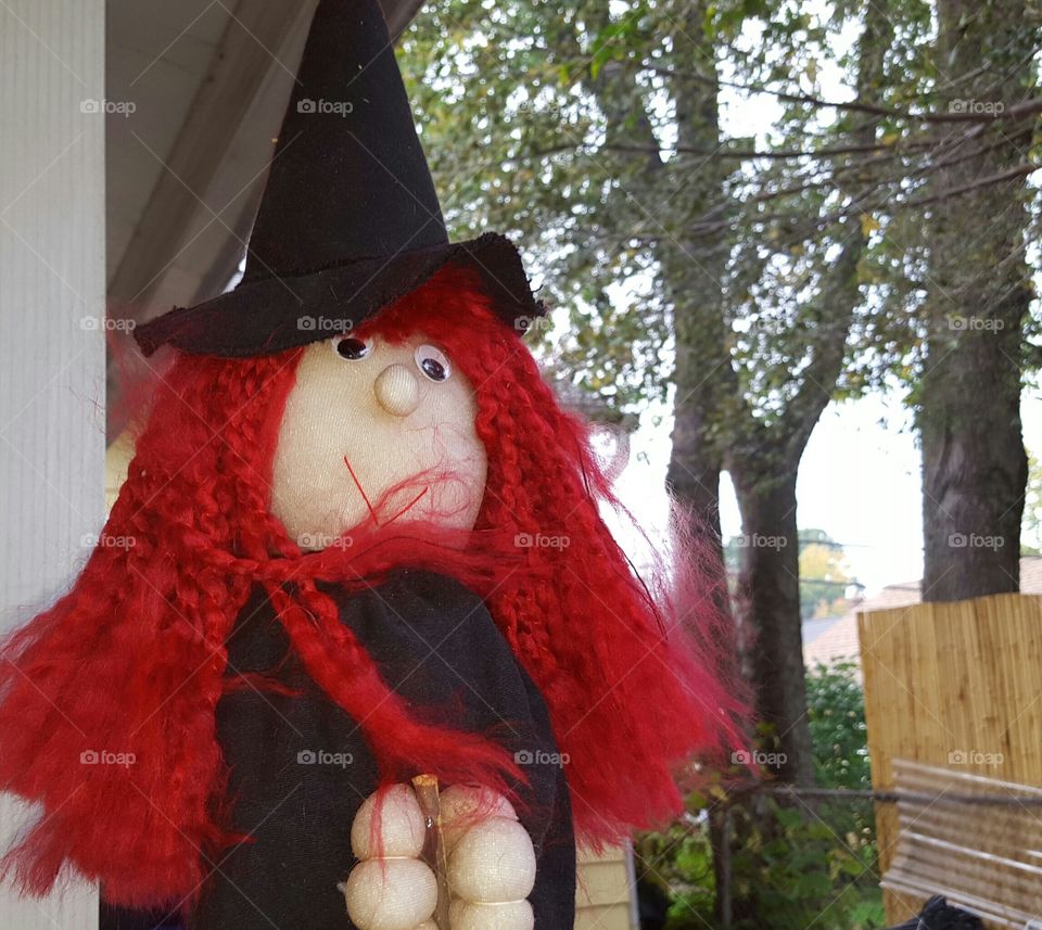 Red Haired Halloween Witch