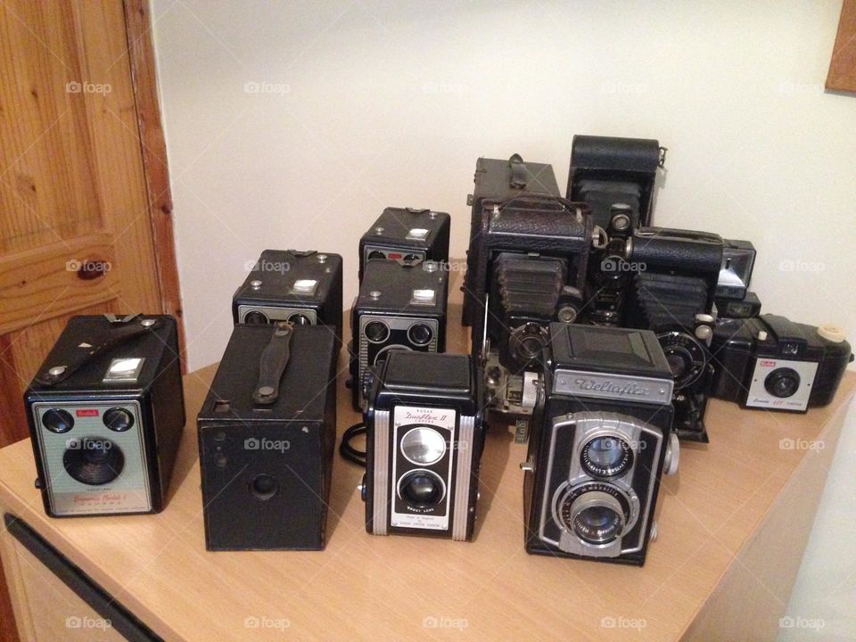My collection of Vintage, cameras, nostalgia, antique, yesteryear, photography 