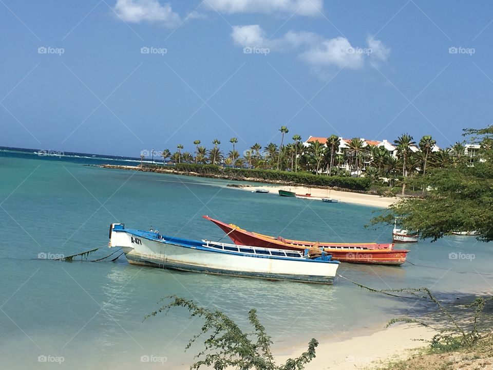 Boats in the sea