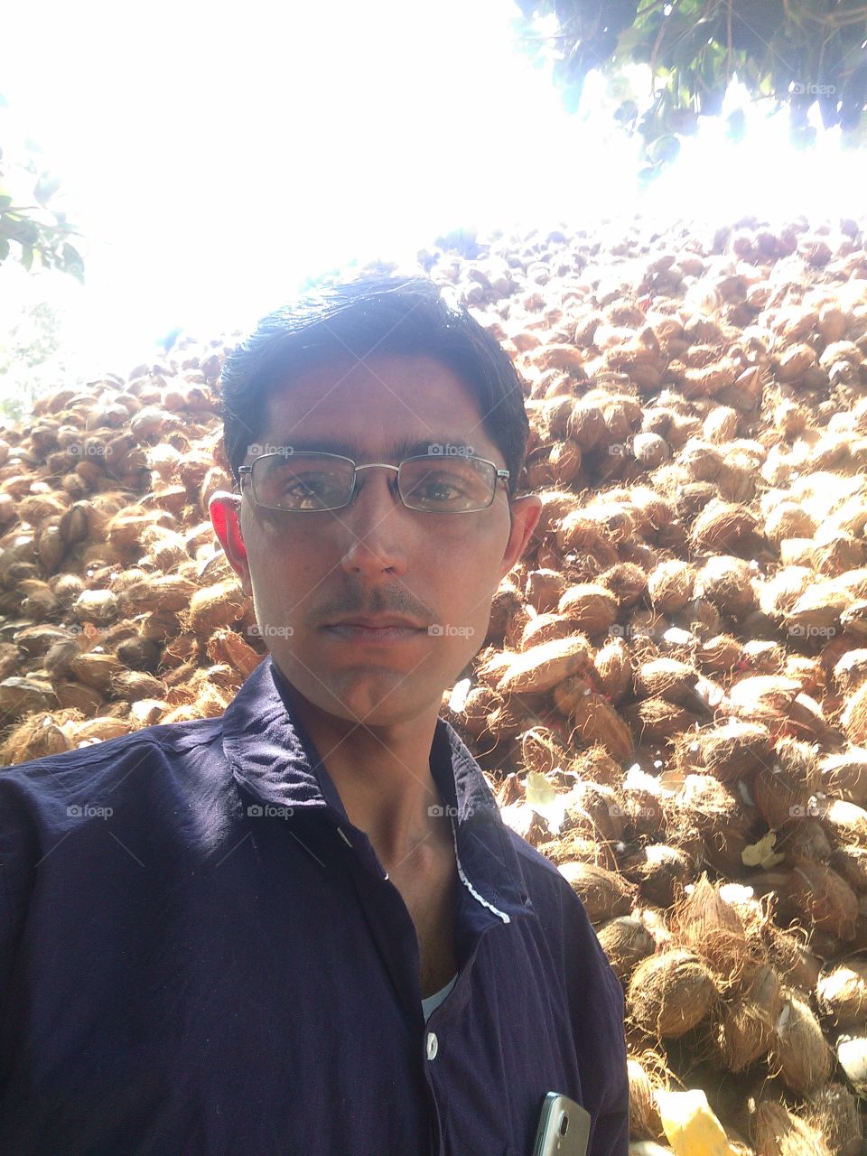 my selfi of coconut temple