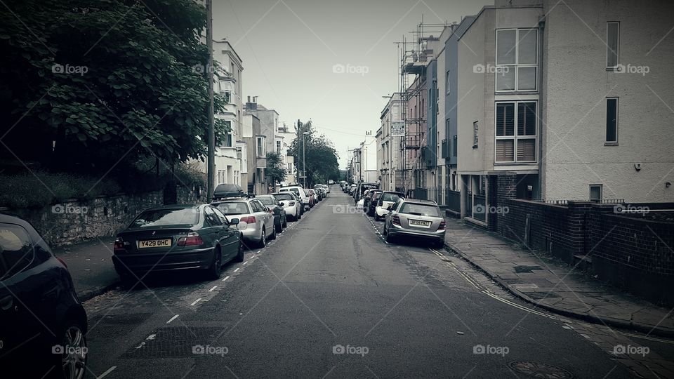 An urban street Bristol UK
