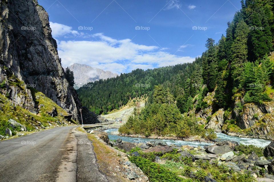 Srinagar-Leh Highway In Kashmir