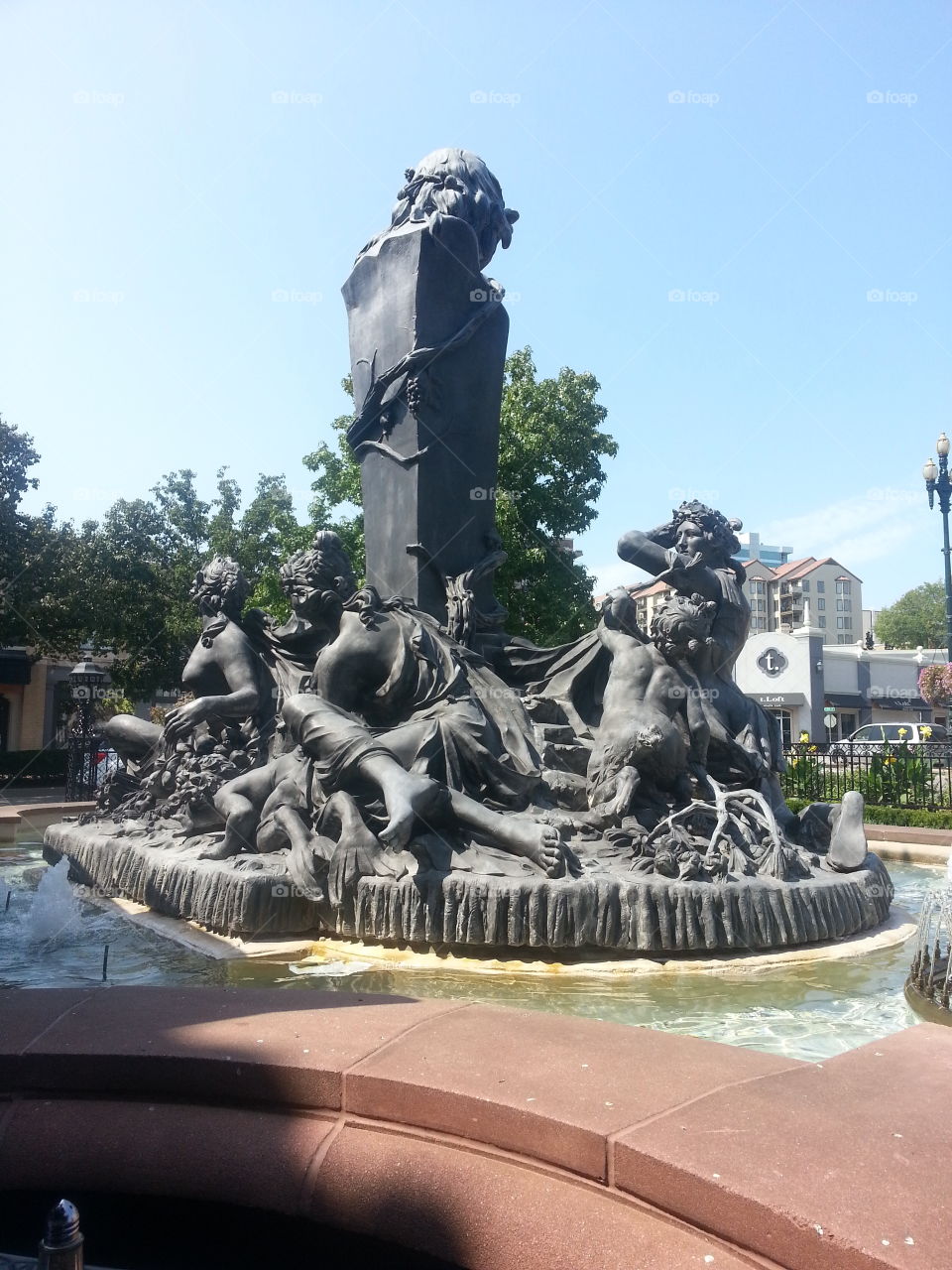 Statue Fountain Gods and Goddesses