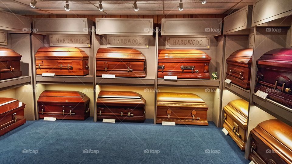 Picking out a casket