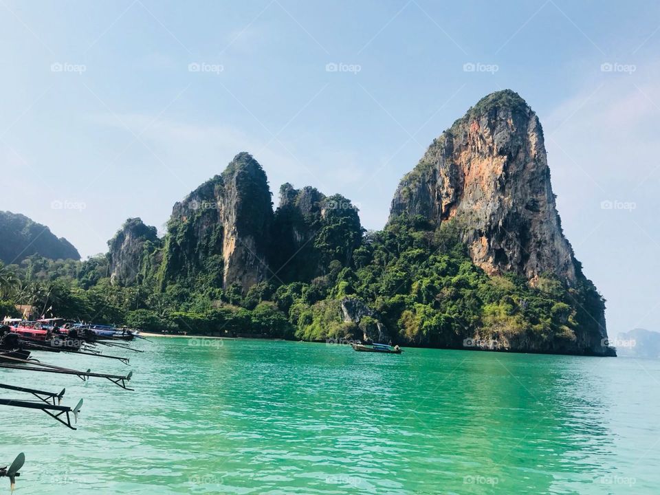 Mountain in phi phi island 