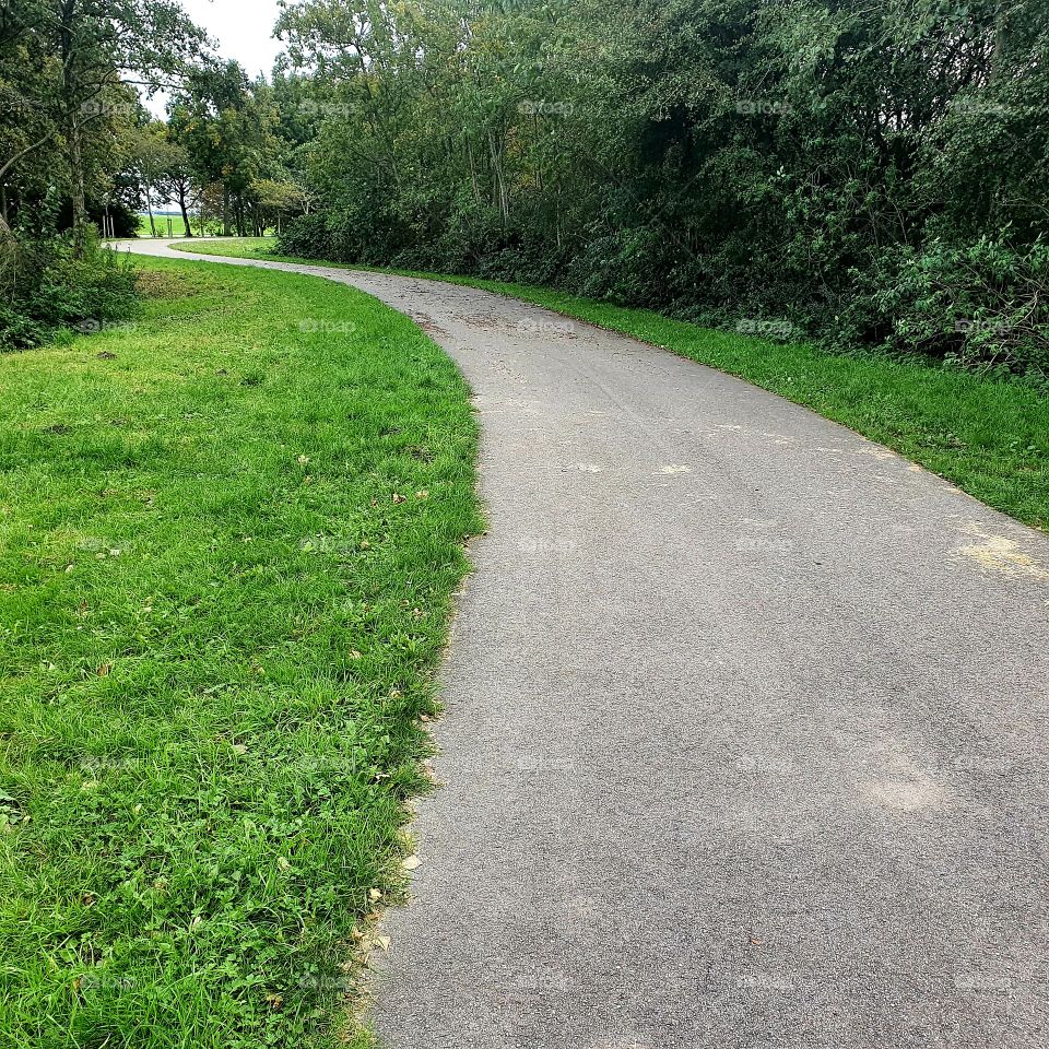 The Bernisse path.  in the Netherlands