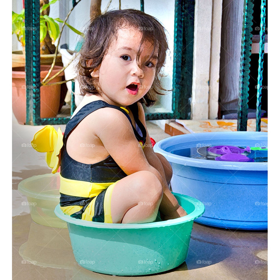 children child toddler bath by sklarian