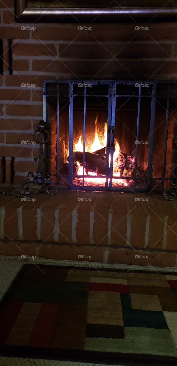 warm up next to the fire