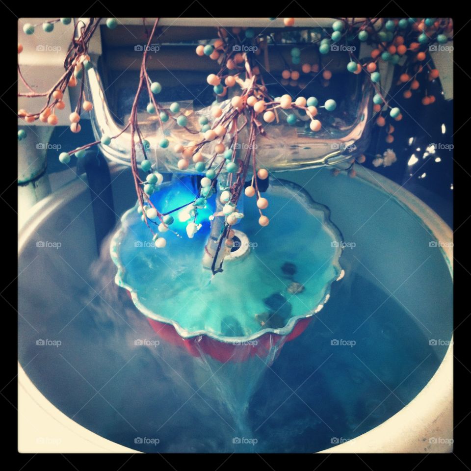 Unusual retro kitschy fountain 
